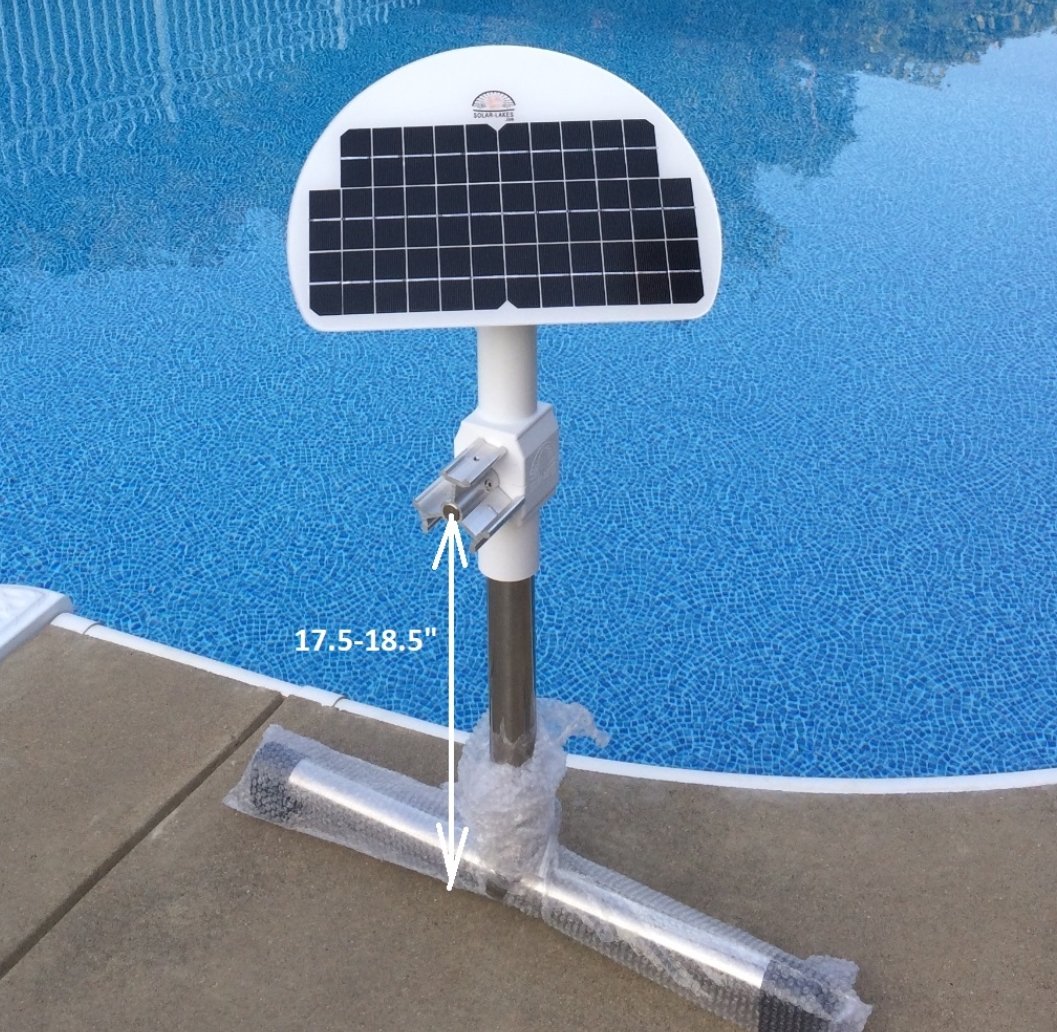 NEW DESIGN -Motorized Solar Blanket Roller for pools up to 40ft length -  Solar-Lakes