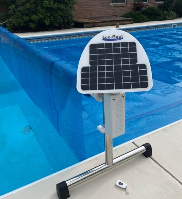 NEW DESIGN -Motorized Solar Blanket Roller for pools up to 40ft length